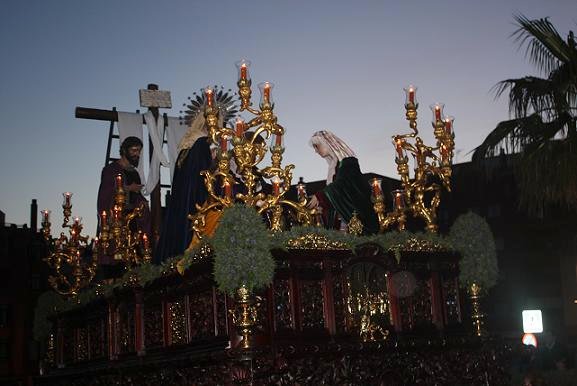 Vista del paso en el atardecer año 2010